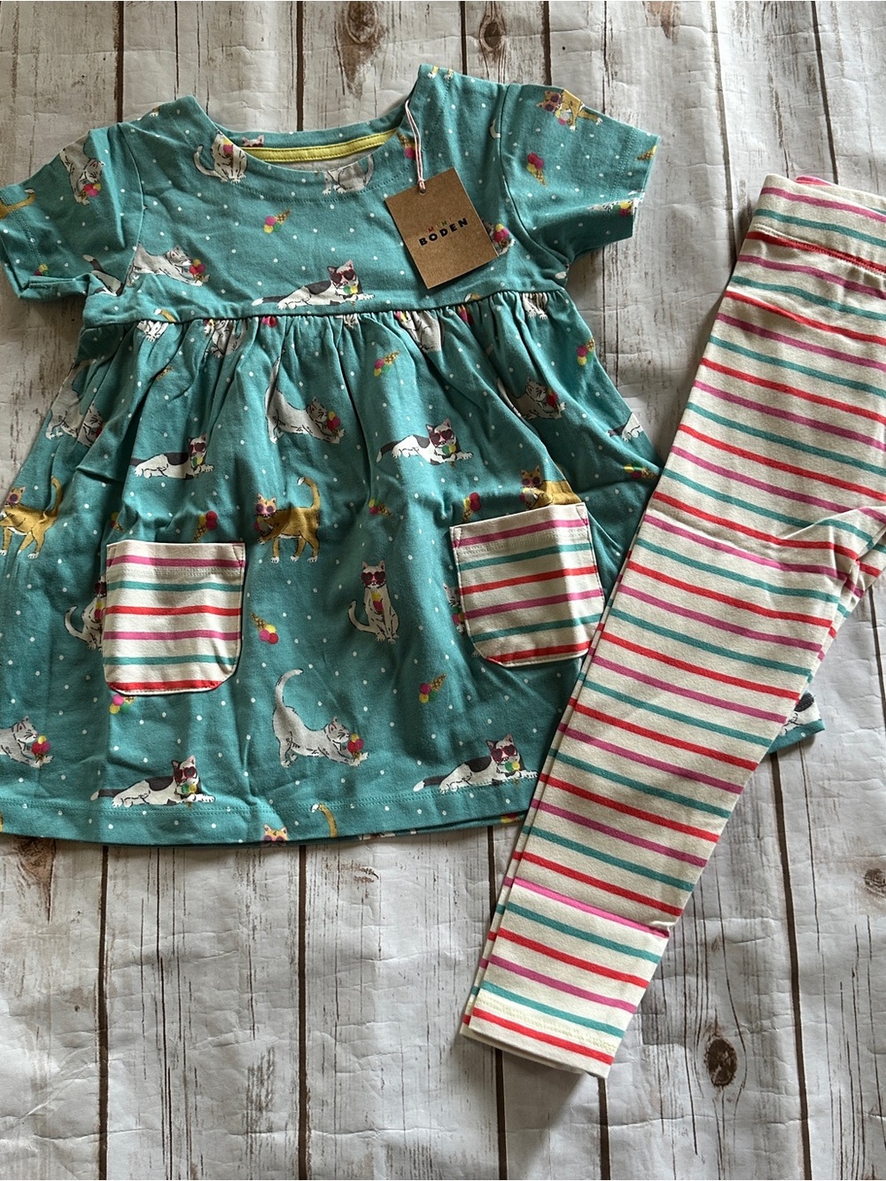 Mini Boden kitty playset nwt